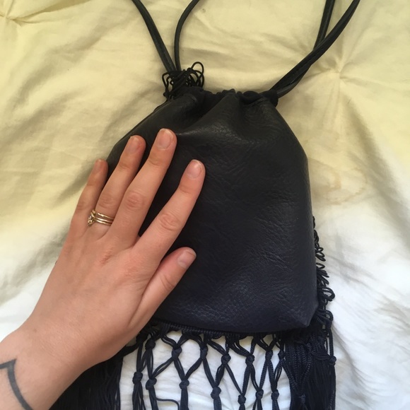 Fringe vegan leather free people bag - Picture 3 of 3